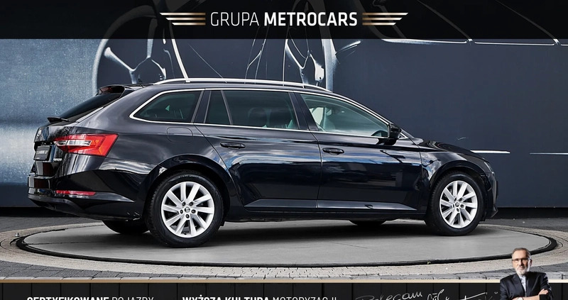 Skoda Superb cena 78899 przebieg: 166077, rok produkcji 2019 z Parczew małe 596